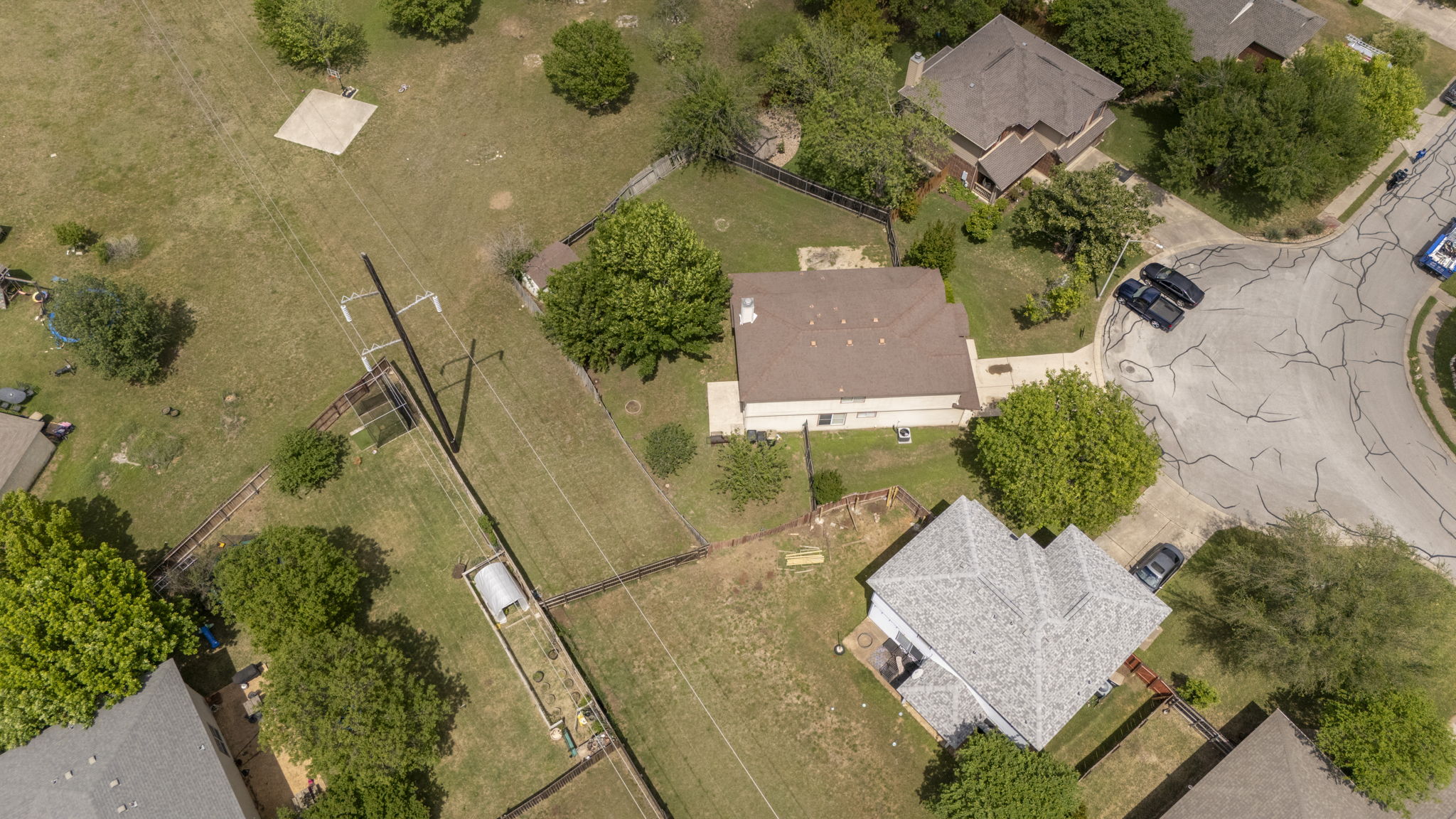 141 Sydney's Way Buda, TX 78610 - Photo 34 of 37 an aerial view of a house with a yard