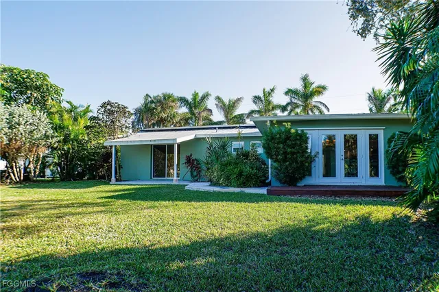 a view of outdoor space with seating