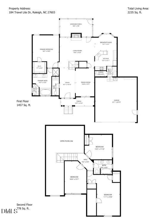 184 Travel Lite Drive Raleigh, NC 27603 - Photo 38 of 38 floor plan