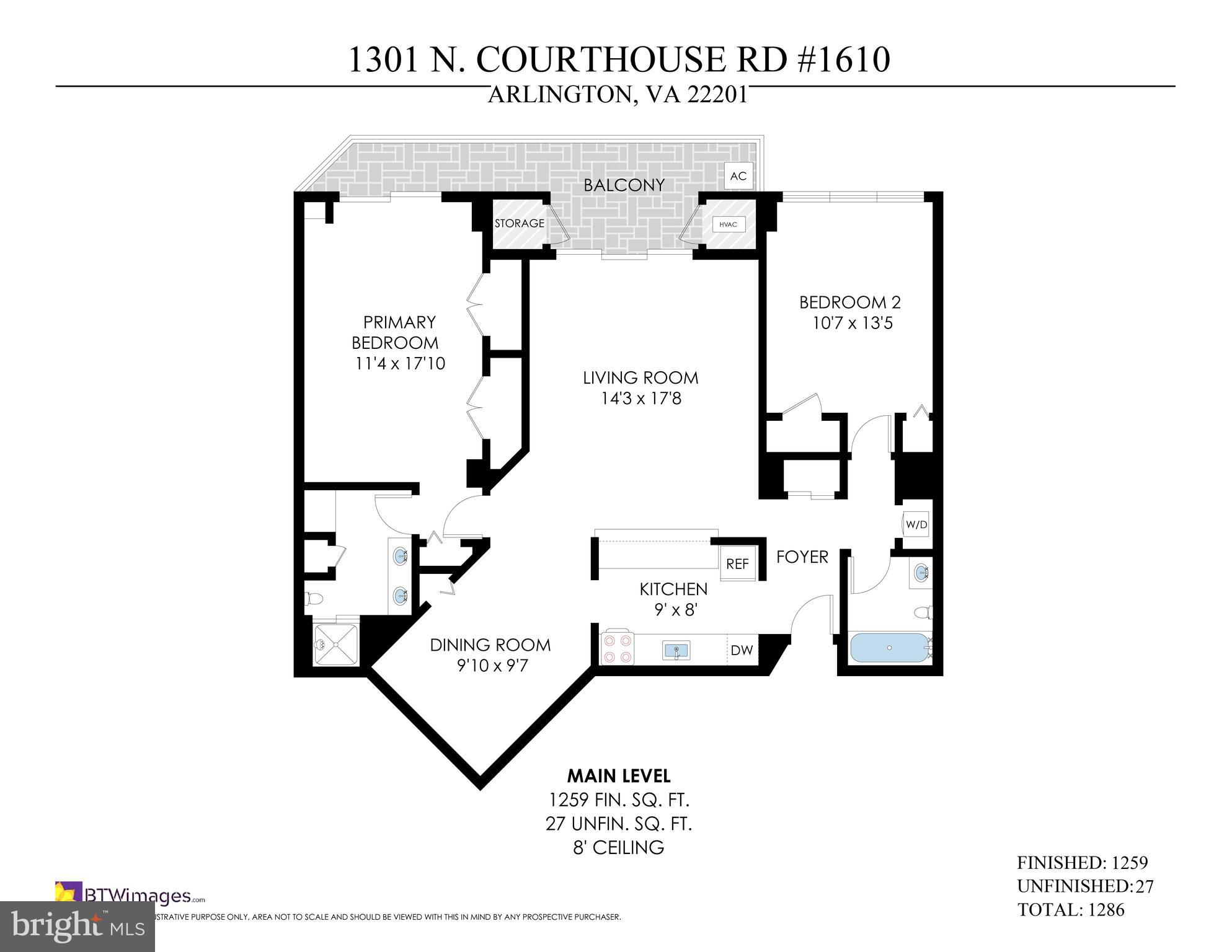 1301 North Courthouse Road, Unit 1610 Arlington, VA 22201 - Photo 41 of 41 unknown