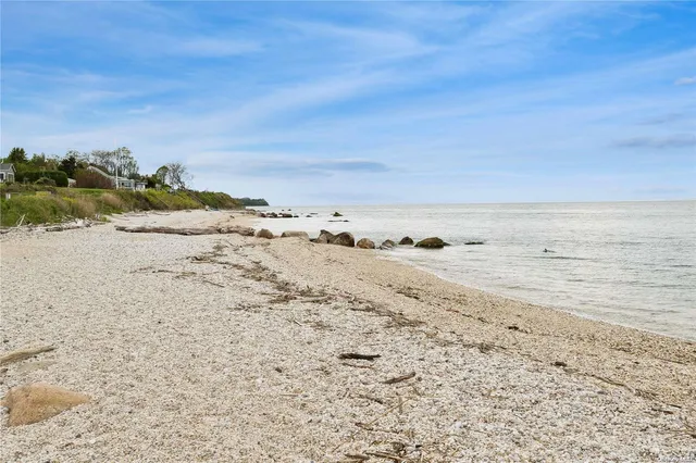 a view of beach and ocean