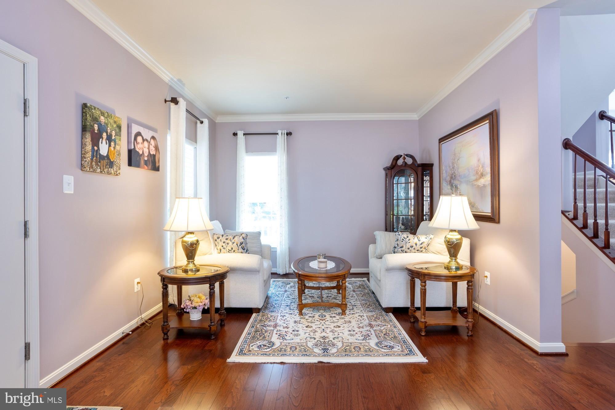 1712 Renaissance Drive Baltimore, MD 21221 - Photo 5 of 73 Living Room with Cherry Hardwood Floors