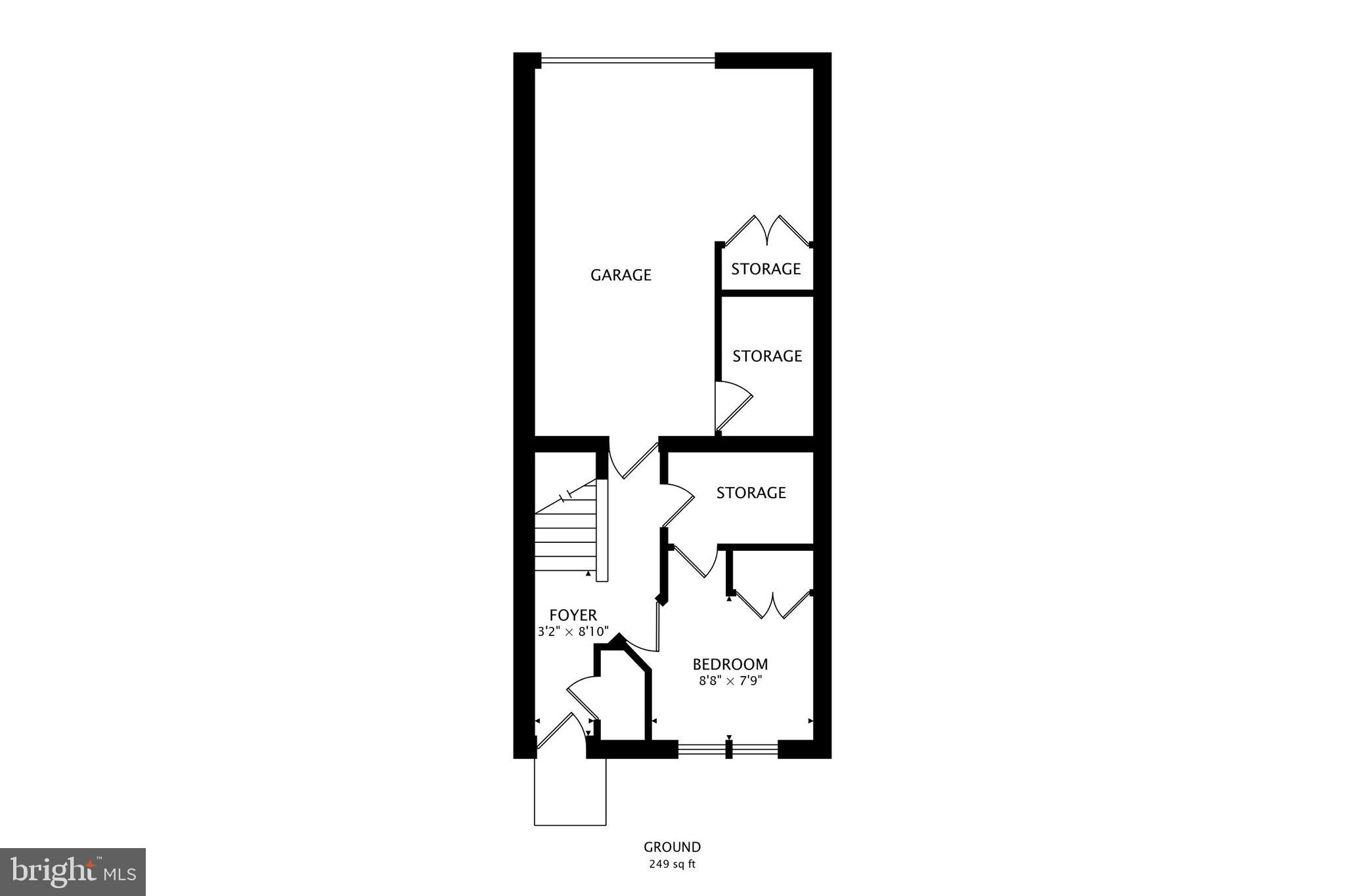 138 Danbury Street Southwest Washington, DC 20032 - Photo 30 of 32 a picture of a floor plan