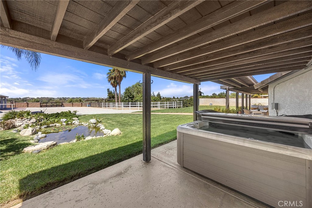 17411 Kaison Circle Riverside, CA 92508 - Photo 42 of 75 A covered patio gives way to sunset views while providing extra living space