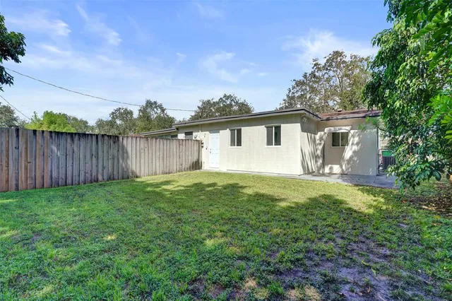 a house view with a garden space