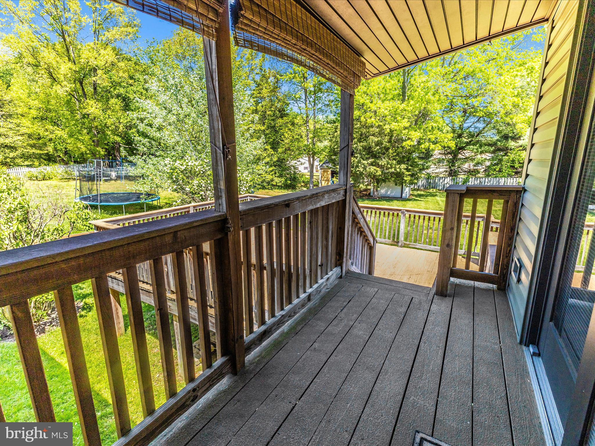 8344 Capel Drive Pasadena, MD 21122 - Photo 10 of 30 a view of balcony with wooden floor