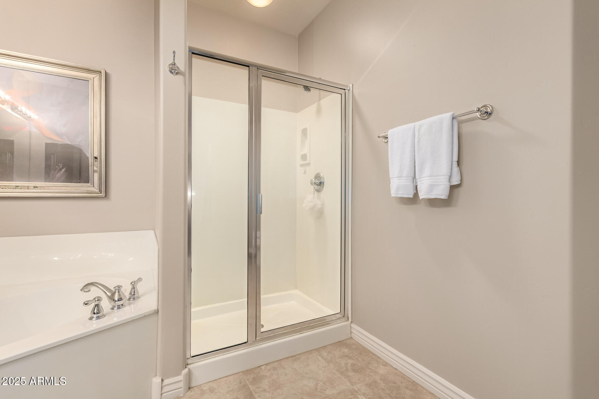 5350 East Deer Valley Drive, Unit 1259 Phoenix, AZ 85054 - Photo 13 of 35 a bathroom with a shower and a sink