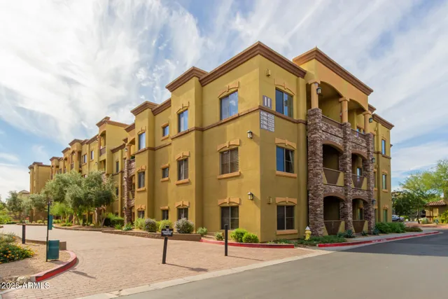 a front view of a building