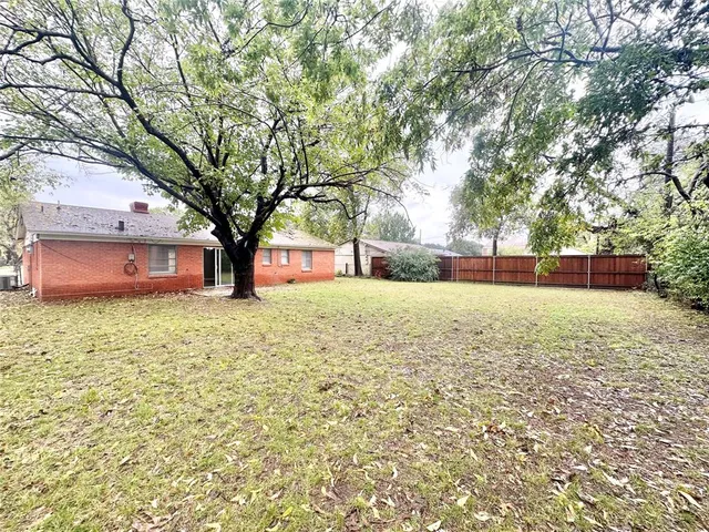 a house view with outdoor space