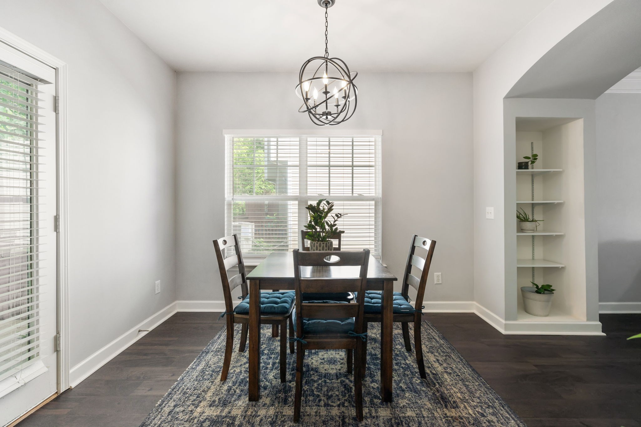 3535 Bell Road, Unit 301 Nashville, TN 37214 - Photo 21 of 47 a view of a dining room with furniture window and wooden floor