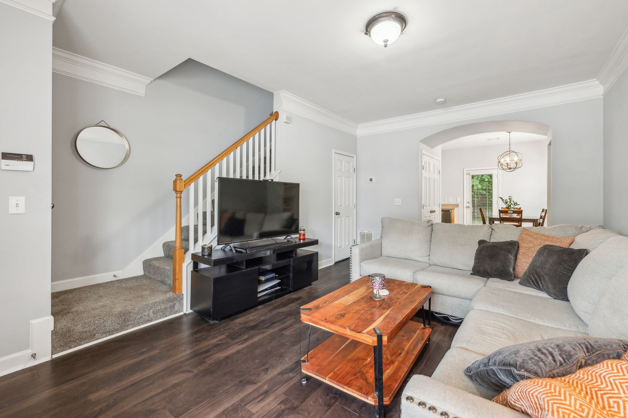 3535 Bell Road, Unit 301 Nashville, TN 37214 - Photo 6 of 47 a living room with furniture and a flat screen tv