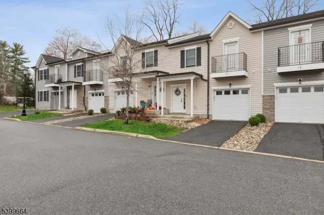 a view of a street with houses