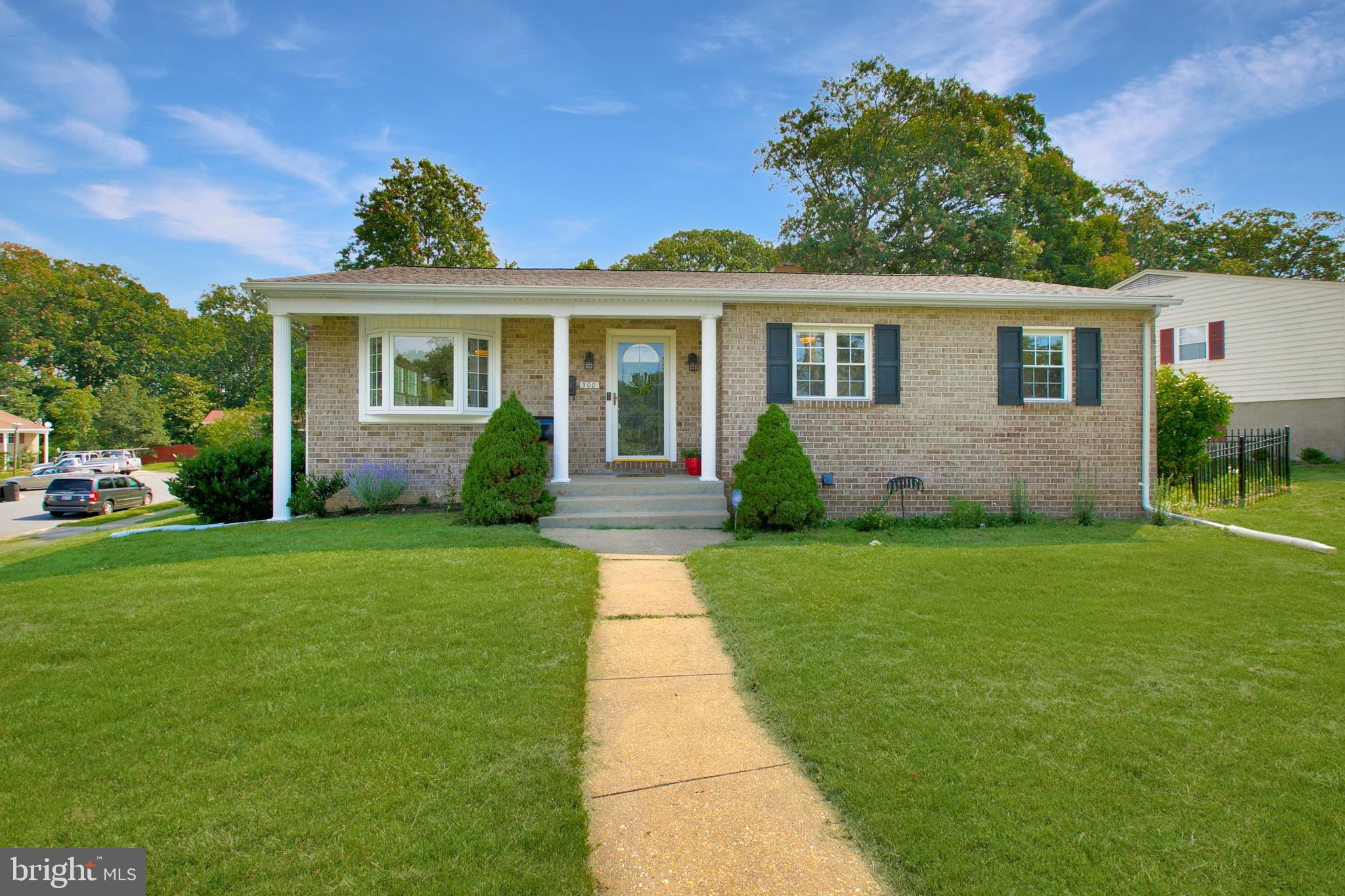 500 Crosby Road Baltimore, MD 21228 - Photo 2 of 41 Brick front, pillars & architectural shingle roof