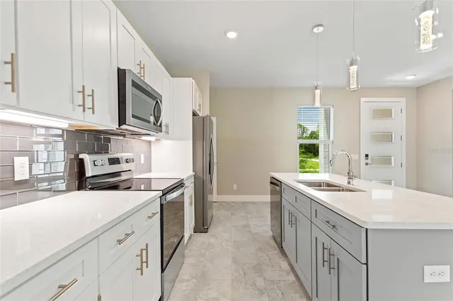 an empty room with window