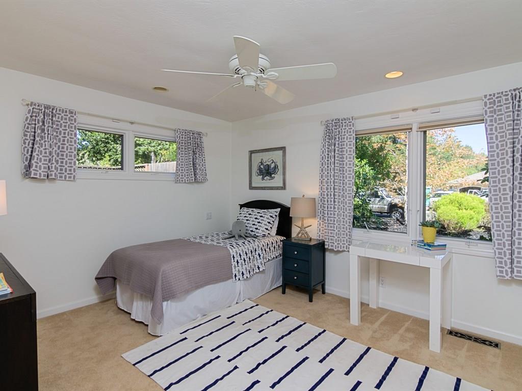 714 Arroyo Road Los Altos, CA 94024 - Photo 18 of 29 a bedroom with a bed and a large window