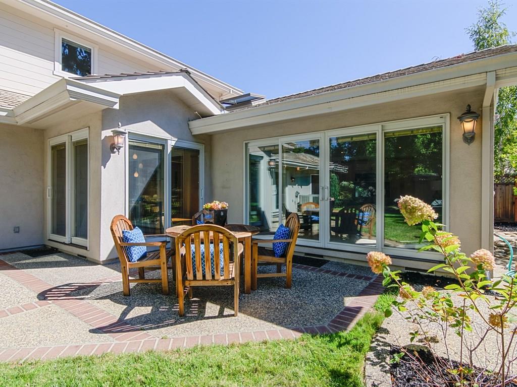 714 Arroyo Road Los Altos, CA 94024 - Photo 28 of 29 a view of a house with backyard porch and sitting area