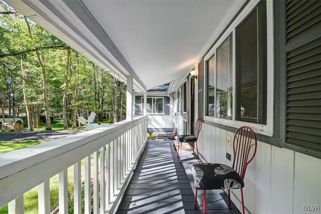 109 Sassafras Road Albrightsville, PA 18210 - Photo 6 of 49 a view of a two chair in the balcony