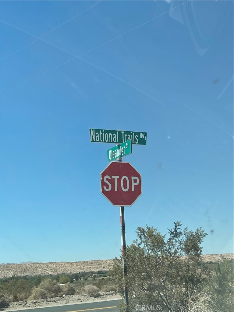 15510 Oleander Street Oro Grande, CA 92368 - Photo 4 of 6 a sign that is on a wall