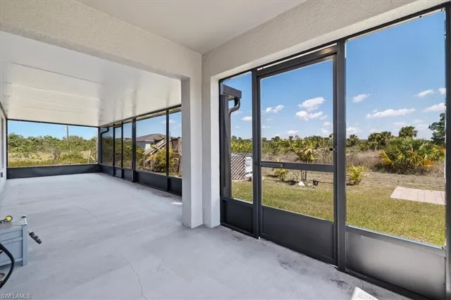 a view of an empty room