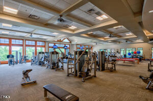 812 Gillinder Place Cary, NC 27519 - Photo 49 of 59 a view of a room with gym equipment