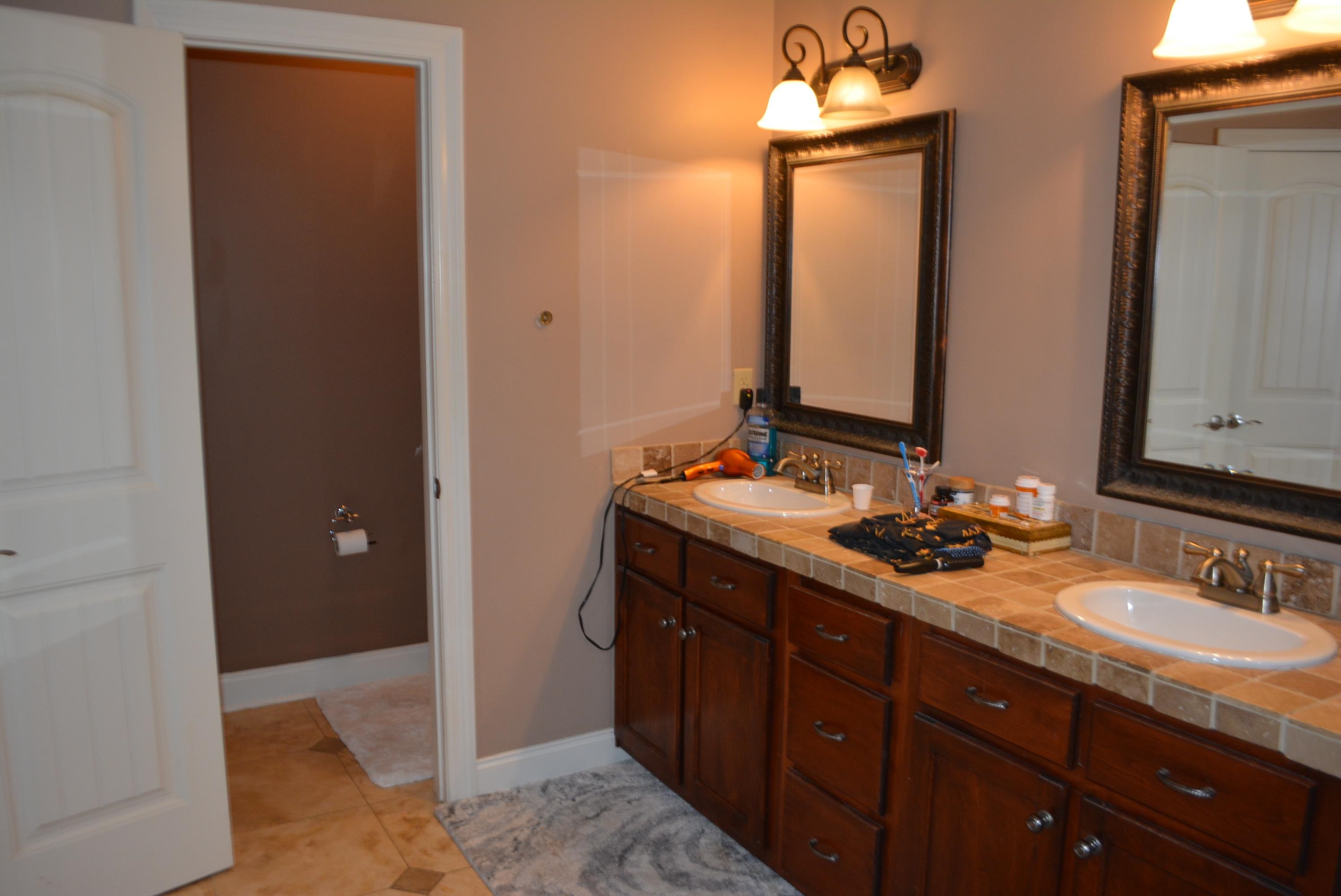 62 Planters Grv Trail Brighton, TN 38011 - Photo 17 of 28 a bathroom with a double vanity sink and a mirror