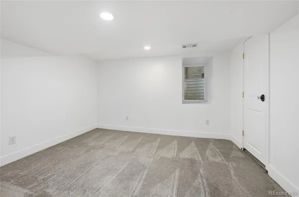 a view of an empty room