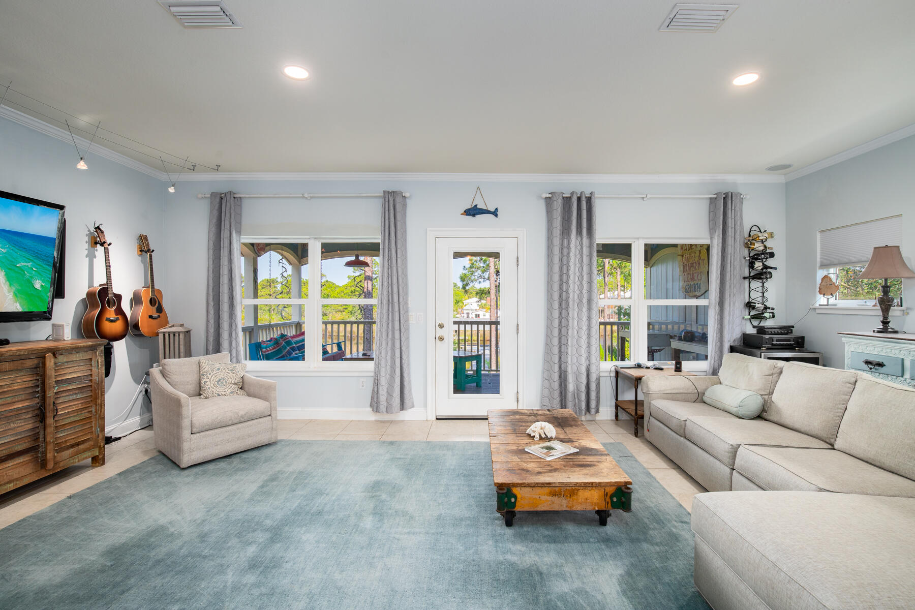 95 Blue Bell Circle Santa Rosa Beach, FL 32459 - Photo 9 of 29 a living room with furniture and a large window