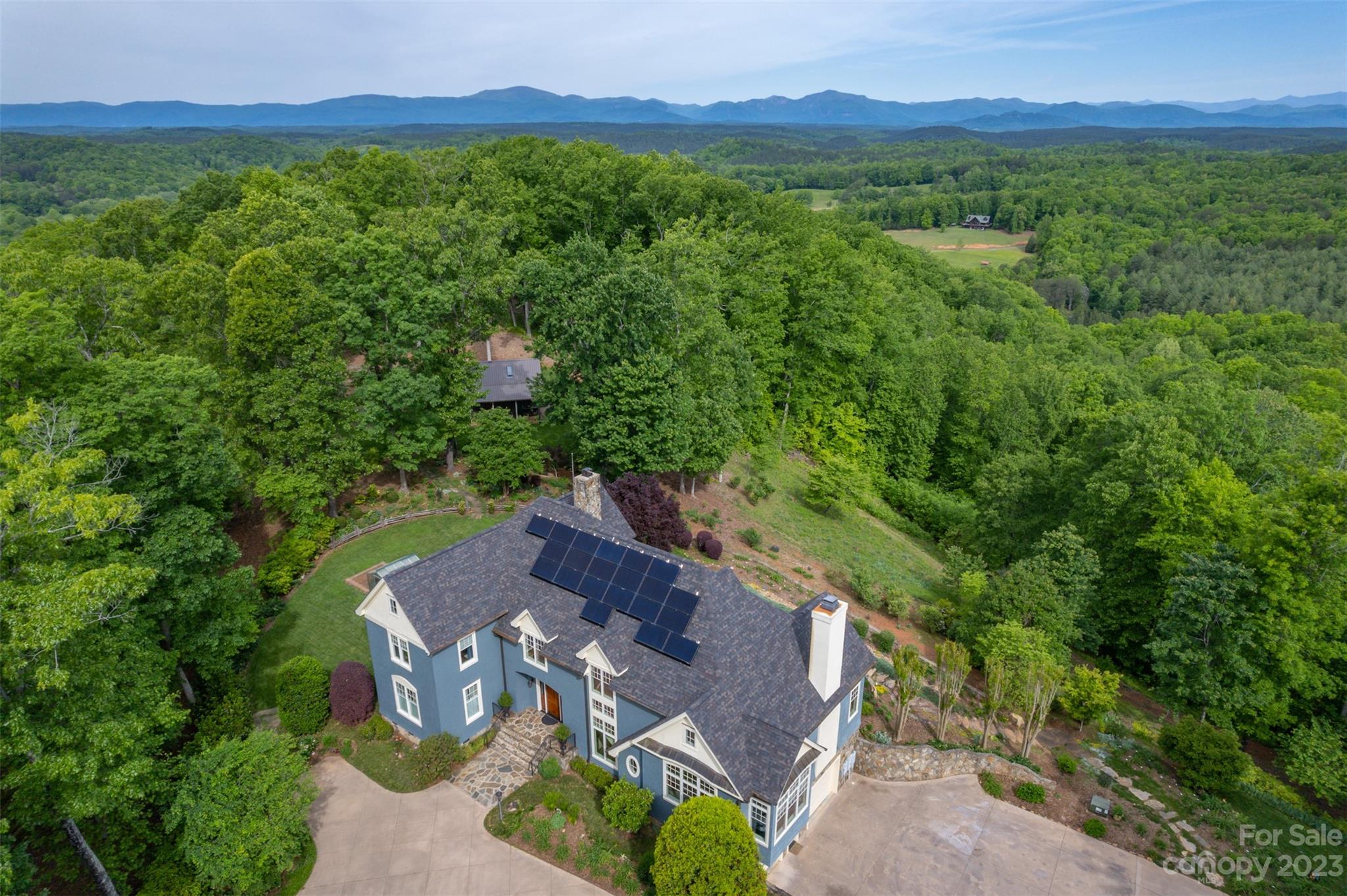 134 Broad River Run Rutherfordton, NC 28139 - Photo 2 of 48 an aerial view of a house with garden