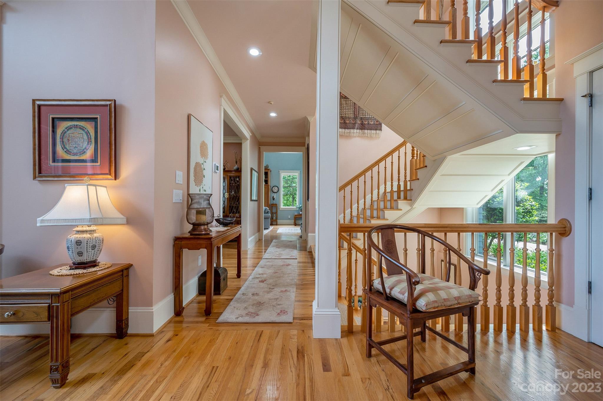 134 Broad River Run Rutherfordton, NC 28139 - Photo 8 of 48 a view of a hallway with wooden floor windows