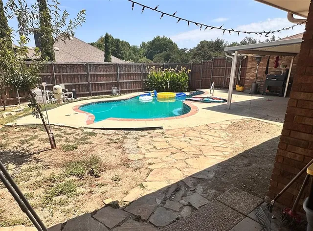 a view of a room with a furniture