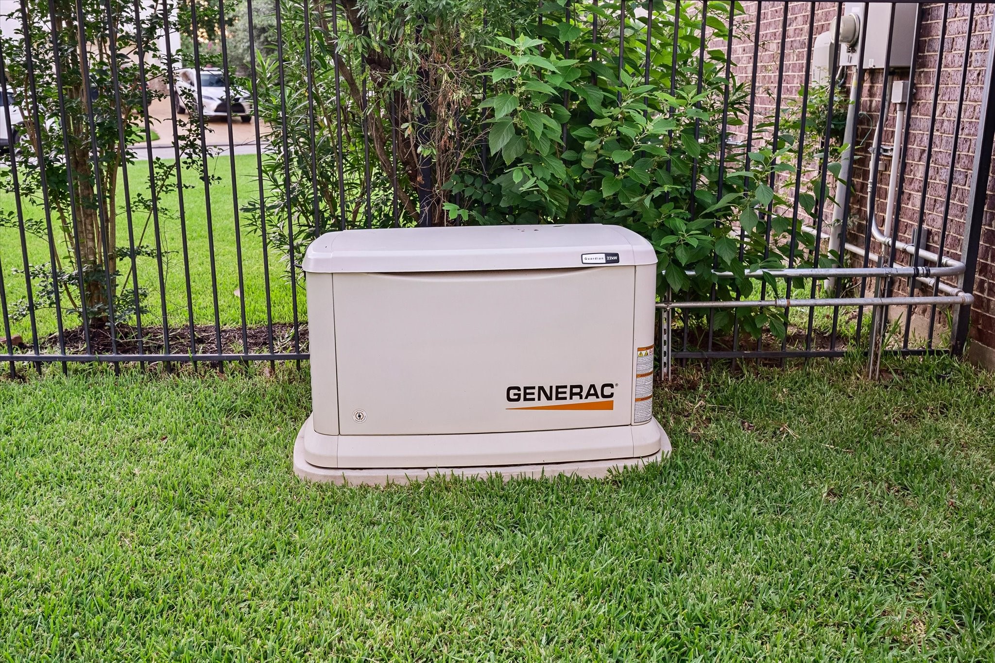 35 North Fremont Ridge Loop Spring, TX 77389 - Photo 31 of 37 The property is further enhanced by a Generac whole-home backup generator, offering an added layer of comfort, security, and convenience by helping keep essential systems operational during power interruptions.
