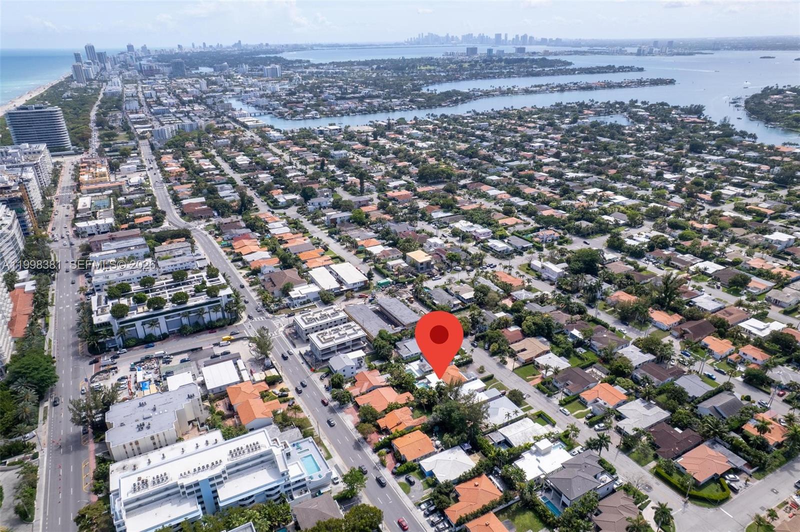 9141 Abbott Avenue Surfside, FL 33154 - Photo 27 of 31 an aerial view of a city