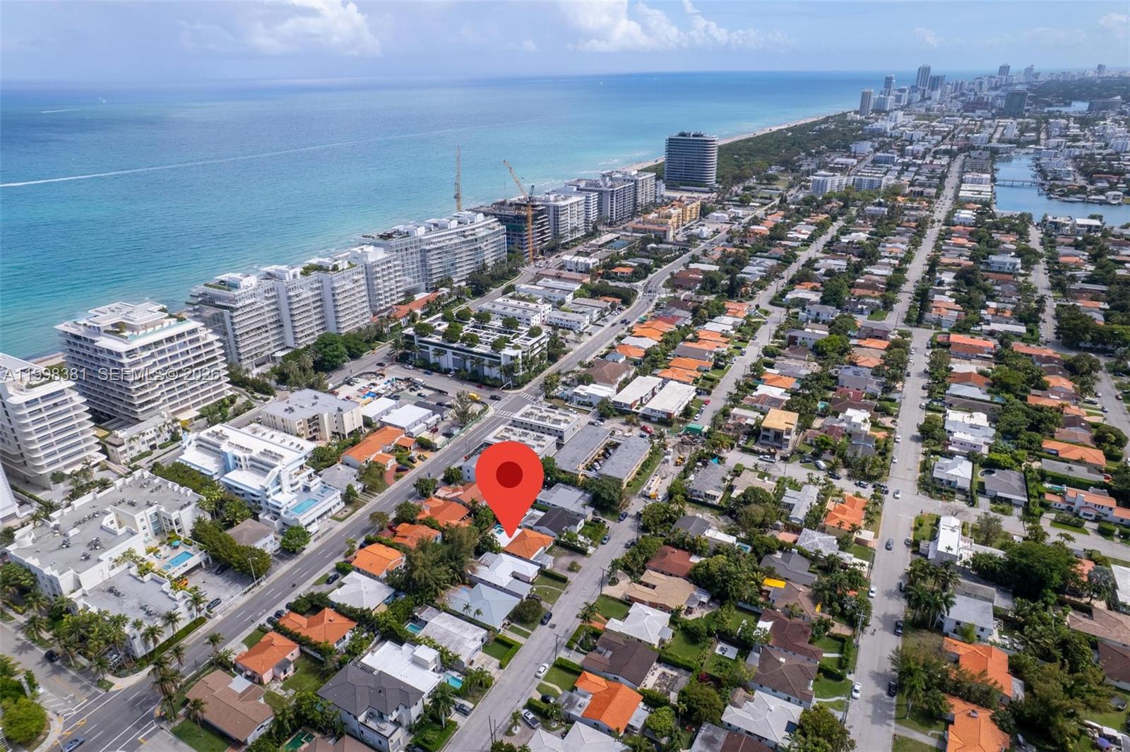 9141 Abbott Avenue Surfside, FL 33154 - Photo 28 of 31 an aerial view of multiple house