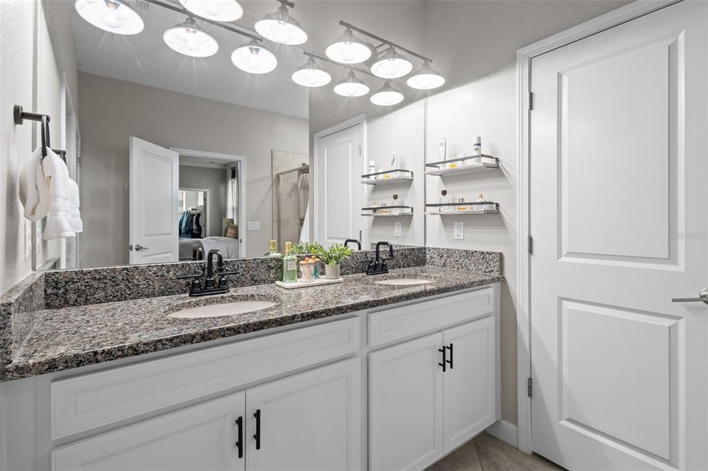 4465 Tubular Run Land O Lakes, FL 34638 - Photo 15 of 60 a bathroom with a sink and a mirror