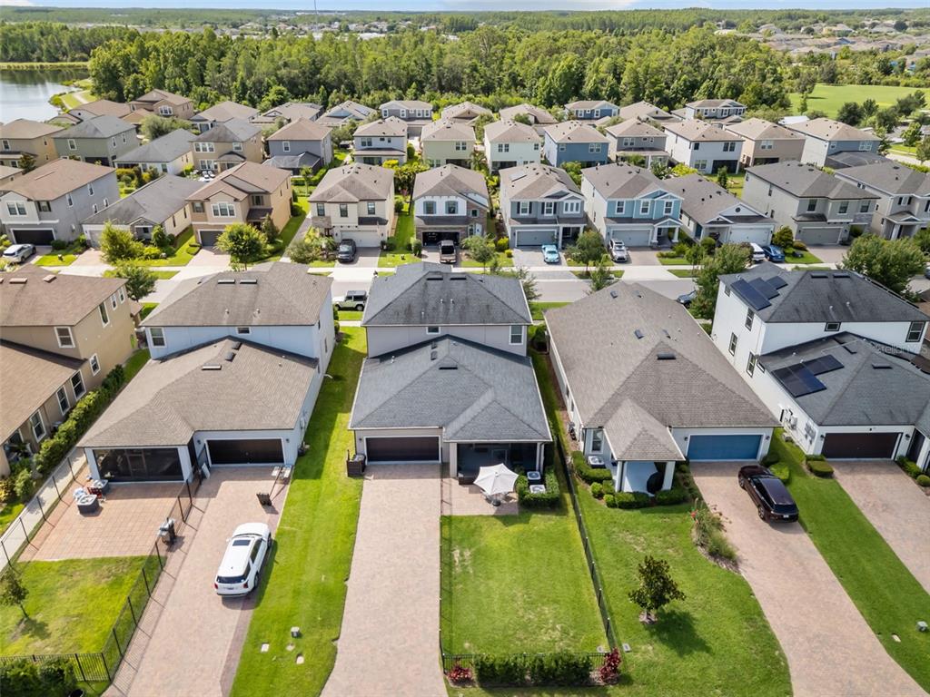 4465 Tubular Run Land O Lakes, FL 34638 - Photo 42 of 60 an aerial view of a house with a garden