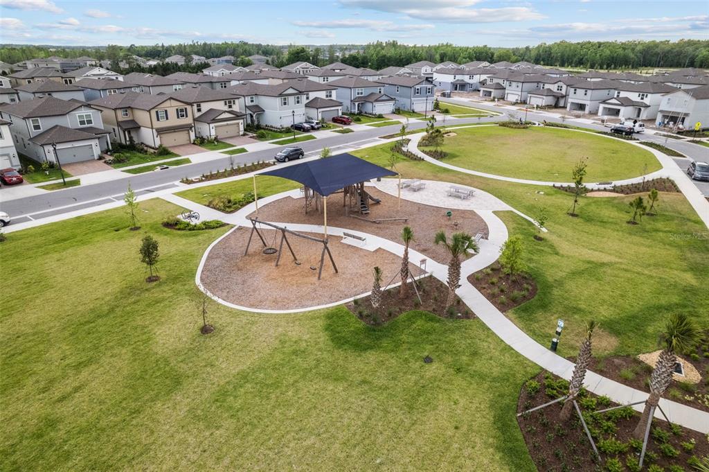 4465 Tubular Run Land O Lakes, FL 34638 - Photo 57 of 60 an aerial view of a swimming pool