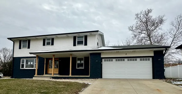 a view of a house with a outdoor space