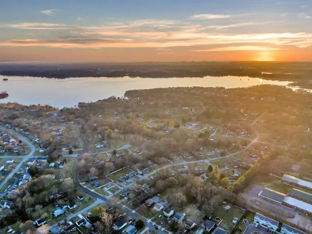 a view of city and ocean