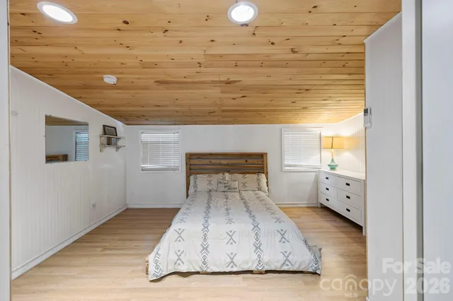 a view of kitchen with wooden floor