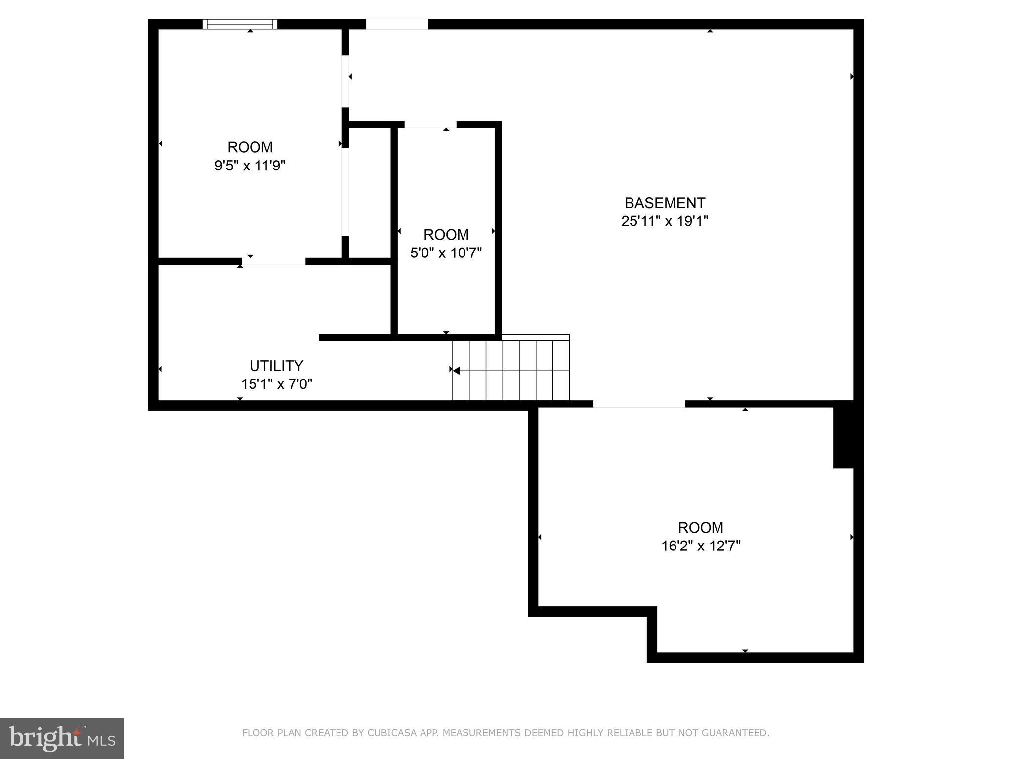 2519 Easy Street Fallston, MD 21047 - Photo 44 of 44 Basement Floor Plan