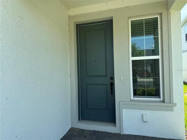 a view of front door of a house