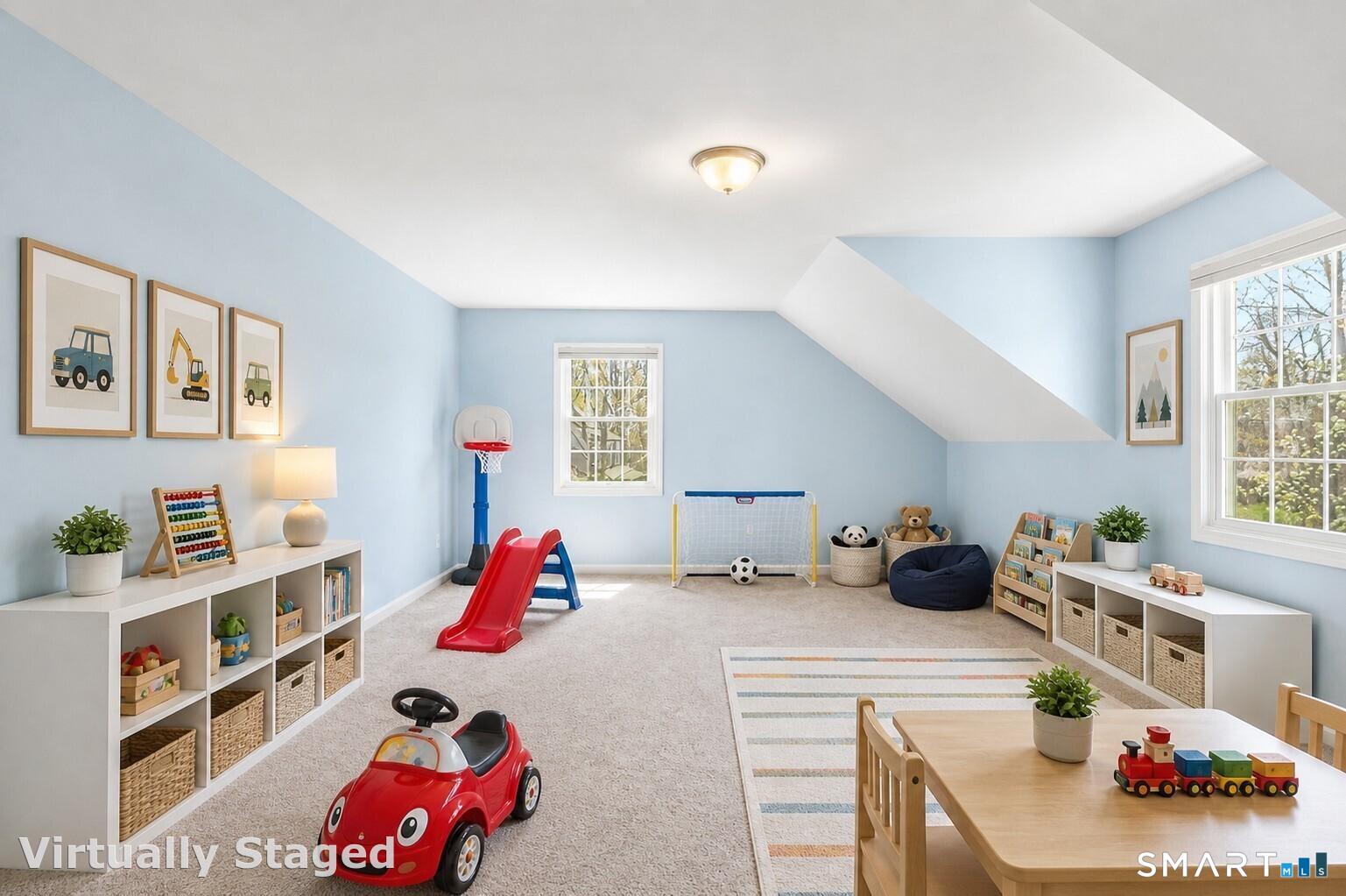 45 Beardsley Road New Milford, CT 06776 - Photo 26 of 40 A standout feature of the home is the oversized bonus room on the upper level-perfect for a playroom, media room, gym, or flexible living space