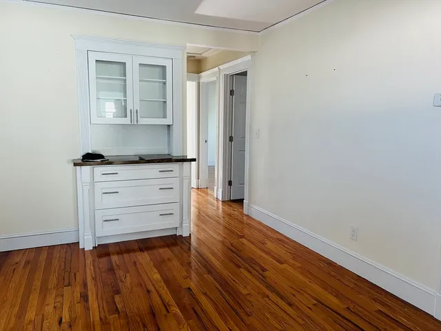 wooden floor in an empty room