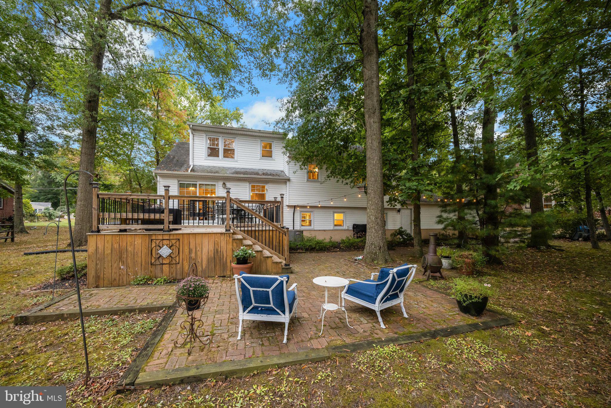 12 Cooper Run Drive Cherry Hill, NJ 08003 - Photo 46 of 50 a view of a house with backyard porch and sitting area