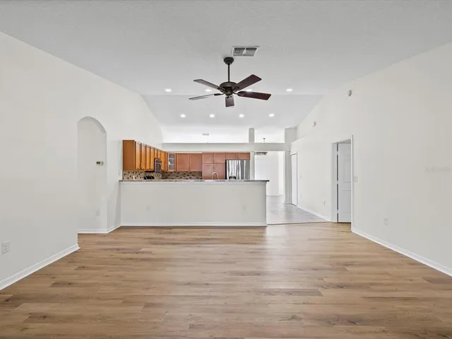 wooden floor in an empty room