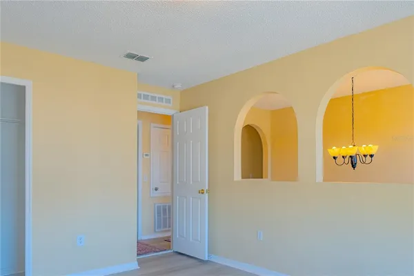 a bathroom with a mirror