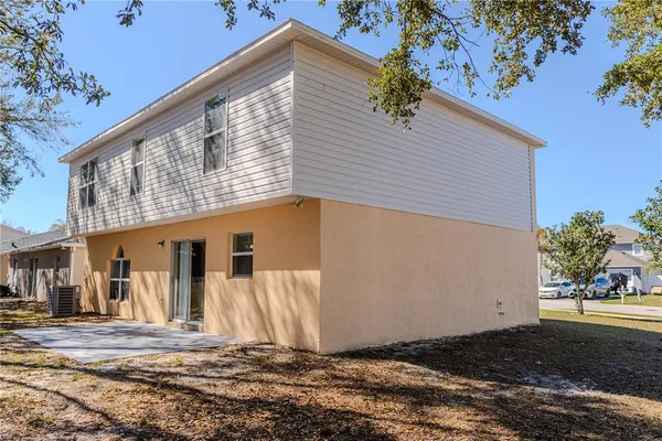 a view of a house with a balcony