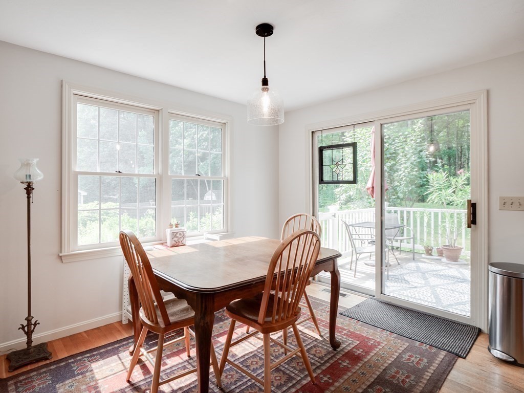 4 Crabtree Lane Shirley, MA 01464 - Photo 13 of 36 a view of a dining room with furniture window and wooden floor