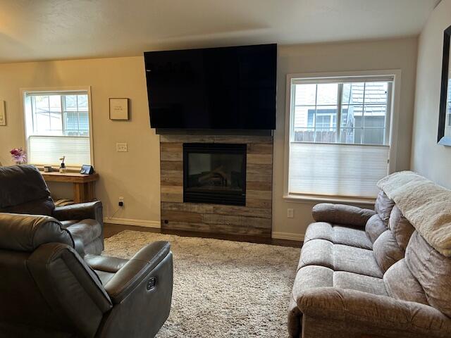 201 9th Street Bellevue, ID 83313 - Photo 2 of 23 Living Room with Gas Fireplace