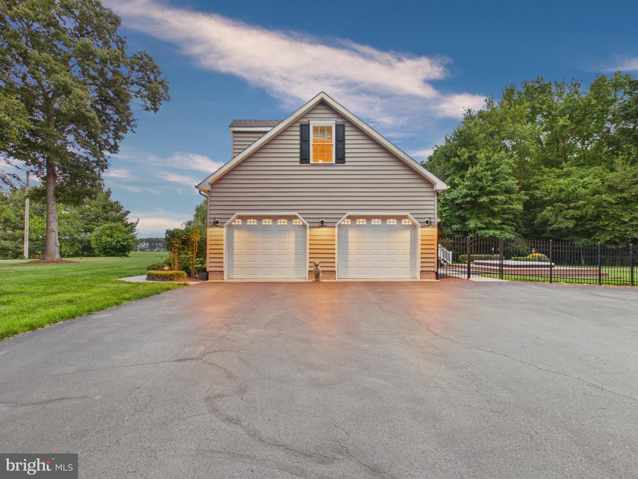 11010 Sunnyside Road Bridgeville, DE 19933 - Photo 74 of 83 Twilight Attached Garage Exterior